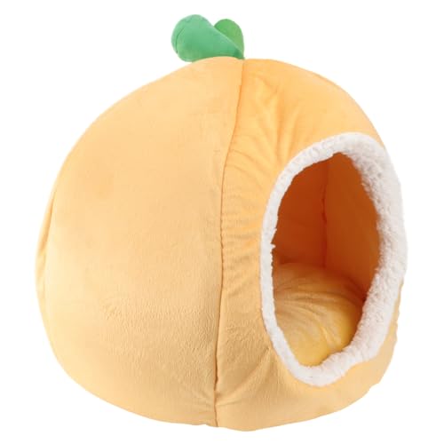 Beavorty Warmes Haustierbetthaus Haustierbetthaus Für Hunde Und Welpen Orangefarben Bequemes Material Nestunterlage Beavorty Warmes Haustierbetthaus Haustierbetthaus Für Hunde Und Welpen Orangefarben Bequemes Material Nestunterlage von Beavorty