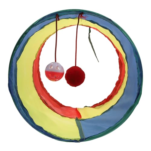 Beavorty Regenbogen-katzentunnel-spielhaus 2-Wege-katzentunnelbett für Kätzchen Interaktives Katzentunnelspielzeug für Zuhause und Unterwegs Beavorty Regenbogen-katzentunnel-spielhaus 2-Wege-katzentunnelbett für Kätzchen Interaktives Katzentunnelspielzeug für Zuhause und Unterwegs von Beavorty