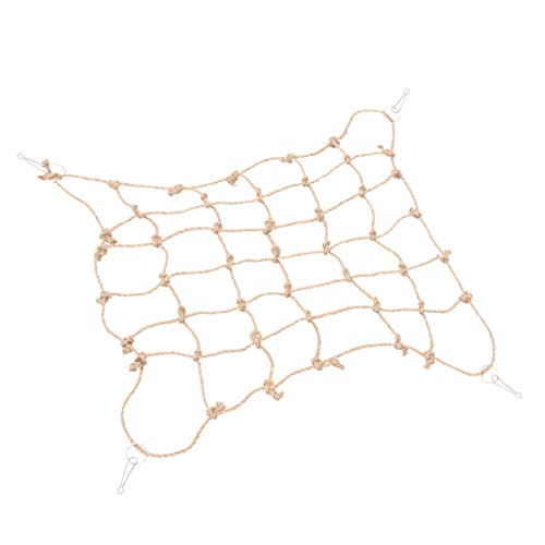 Beavorty Starkes Seilmaterial Vogel Papagei Spielzeug Kletternetz Leiter für Sittich Wellensittich Ara Beavorty Starkes Seilmaterial Vogel Papagei Spielzeug Kletternetz Leiter für Sittich Wellensittich Ara von Beavorty