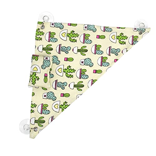 Beavorty Haustier Ruhematte 33x33 Stoff Hängematte für Eidechsen Schlange Leguane Geckos Hängebett Kissen von Beavorty