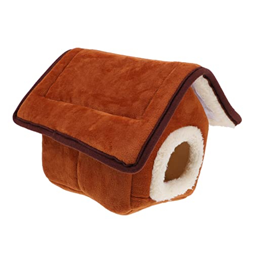 Beavorty 1stk Baumwollnest Für Kleine Haustiere Winter Mäuse Käfig Kleine Pet Liefert Plüsch Hamster Hütte Kuscheln Hütte Zelt Kleine Tier Bettwäsche Kleine Tiere Baumwolle von Beavorty