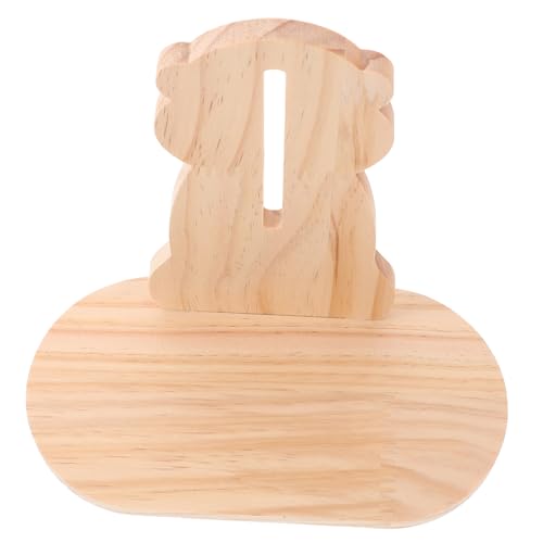 Beavorty Großes Leises Laufrad Für Hamster Aus Holz Spielzeughalterung Sicherer Lauf Für Hamster Geeignet Für Haustiere von Beavorty