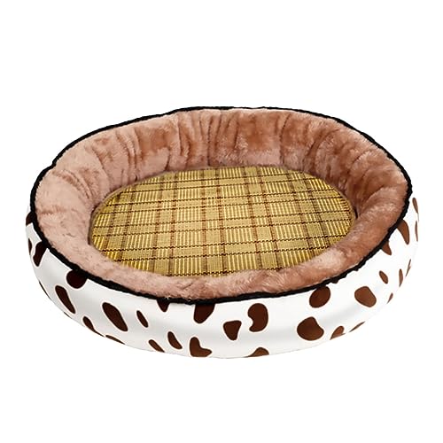 Beavorty 1pc Katze Bett Pet Nest Hundehütte Komfort S Matte Größe Kuh Muster für Haustiere Beavorty 1pc Katze Bett Pet Nest Hundehütte Komfort S Matte Größe Kuh Muster für Haustiere von Beavorty
