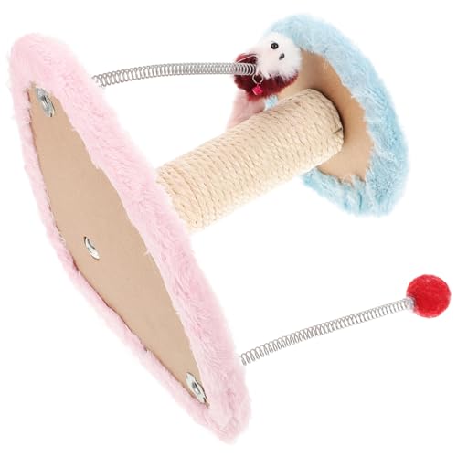Beavorty Gemischter Kletterpfosten Mit Federratte Und Fuzzy Abs-Material Katzen-übungsspielzeug Einfach Zu Montieren Möbelschoner Beavorty Gemischter Kletterpfosten Mit Federratte Und Fuzzy Abs-Material Katzen-übungsspielzeug Einfach Zu Montieren Möbelschoner von Beavorty