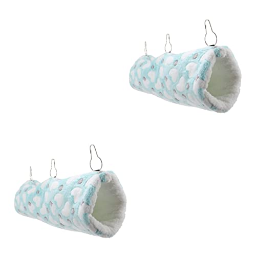 Beavorty 2 STK Hamster-tunnelnest Schweinestall Schlafbett Für Hamster Schlaftunnel Vogelversteck Käfigbett Für Aras Vogelzubehör Guinea-Tunnel Haustier Warmes Zelt Plüsch Hängend Beavorty 2 STK Hamster-tunnelnest Schweinestall Schlafbett Für Hamster Schlaftunnel Vogelversteck Käfigbett Für Aras Vogelzubehör Guinea-Tunnel Haustier Warmes Zelt Plüsch Hängend von Beavorty