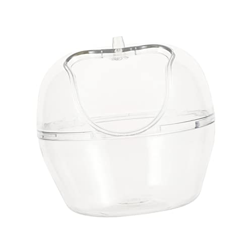 Beavorty 2 STK Hamsterbad Behälter für Sandbäder durchsichtiger Plastikbehälter Badewanne Toilette aus transparentem Haustierzubehör EIN Bad nehmen von Beavorty