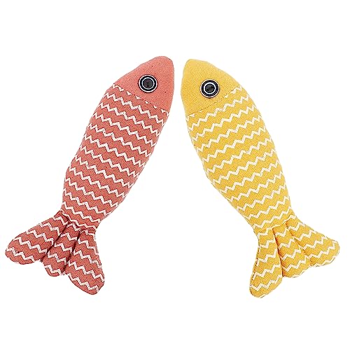 Beavorty Lustiges Katzenspielzeug 2er-Pack Backenzahnspielzeug Fisch Haustier-Teaser Für Die Gesundheit des Kätzchens Beavorty Lustiges Katzenspielzeug 2er-Pack Backenzahnspielzeug Fisch Haustier-Teaser Für Die Gesundheit des Kätzchens von Beavorty