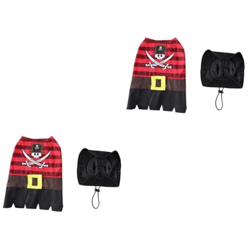 Beavorty 2 Sets Einzigartige Haustier-kostüme Mit Piratenmotiv Party-geburtstagsanzug Für Hunde Mittelgroße Bis Große Hundekleidung Für Halloween-Festivals Beavorty 2 Sets Einzigartige Haustier-kostüme Mit Piratenmotiv Party-geburtstagsanzug Für Hunde Mittelgroße Bis Große Hundekleidung Für Halloween-Festivals von Beavorty