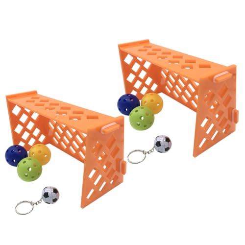 Beavorty 2 Sets Mini-fußballplatz-Spielzeug Für Papageien Vogel-fußballtraining Spielset Intelligenzentwicklung Übung Zufällige Farbe Beavorty 2 Sets Mini-fußballplatz-Spielzeug Für Papageien Vogel-fußballtraining Spielset Intelligenzentwicklung Übung Zufällige Farbe von Beavorty