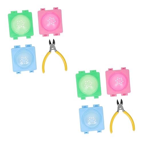Beavorty 2 Sets Hamsterstecker Rohrverbinder Hamsterkäfig Zubehör Rohrendkappe Chinchilla Spielzeug von Beavorty