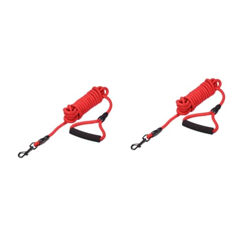 Beavorty 2 Stück 10 Hundeleinen Mit Ergonomischem Griff 10 M Lange Trainingsleine Aus Nylon Strapazierfähige Haustierleine Für Mittelgroße Bis Große Hunde Beavorty 2 Stück 10 Hundeleinen Mit Ergonomischem Griff 10 M Lange Trainingsleine Aus Nylon Strapazierfähige Haustierleine Für Mittelgroße Bis Große Hunde von Beavorty
