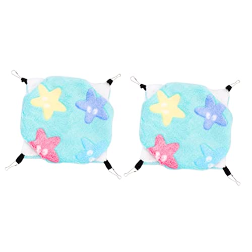 Beavorty 2St Hamster-Hängematte Welpe Eichhörnchen Spielzeug Katzenfenster Doppelstock Hängematte Heimtierbedarf Bett hängendes Bett Haustier kleines Haustier Haustierzubehör Haustierbett Beavorty 2St Hamster-Hängematte Welpe Eichhörnchen Spielzeug Katzenfenster Doppelstock Hängematte Heimtierbedarf Bett hängendes Bett Haustier kleines Haustier Haustierzubehör Haustierbett von Beavorty