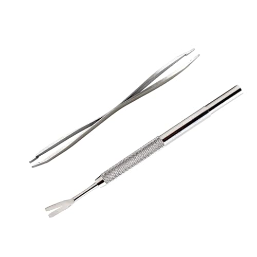 Beavorty Zeckenentferner Kit 2-teiliges Set Zeckenentferner Pinzetten-kit Pinzette Und Entferner-kit Werkzeug Rostfreier Stahl Stainless Steel Beavorty Zeckenentferner Kit 2-teiliges Set Zeckenentferner Pinzetten-kit Pinzette Und Entferner-kit Werkzeug Rostfreier Stahl Stainless Steel von Beavorty