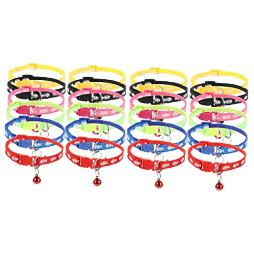 Beavorty 24 STK Haustierhalsband Welpensachen Kätzchenhalsband dekorativ abriebfestes Welpenhalsband zartes Hundehalsband draussen schmücken Hausfisch Zubehör pp Beavorty 24 STK Haustierhalsband Welpensachen Kätzchenhalsband dekorativ abriebfestes Welpenhalsband zartes Hundehalsband draussen schmücken Hausfisch Zubehör pp von Beavorty