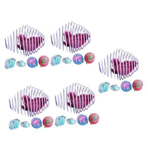 Beavorty 25 STK Käfig Katzenspielzeug Plüschtier Kauspielzeug für Katzen Katzen-Ratten-Spielspielzeug Spielzeuge Katzen-Frühlingsbälle -Ratten-Spiel Flirt Katze Lieferungen Beavorty 25 STK Käfig Katzenspielzeug Plüschtier Kauspielzeug für Katzen Katzen-Ratten-Spielspielzeug Spielzeuge Katzen-Frühlingsbälle -Ratten-Spiel Flirt Katze Lieferungen von Beavorty