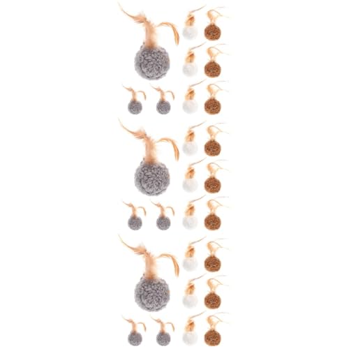 Beavorty 27 Stück Plüschball Katzenspielzeug Lustiges Kätzchenspielzeug Kleines Katzenspielzeug Katzenglocke Spielzeug Training Katzenspielzeug Katzenzubehör Katzenjagdspielzeug Beavorty 27 Stück Plüschball Katzenspielzeug Lustiges Kätzchenspielzeug Kleines Katzenspielzeug Katzenglocke Spielzeug Training Katzenspielzeug Katzenzubehör Katzenjagdspielzeug von Beavorty