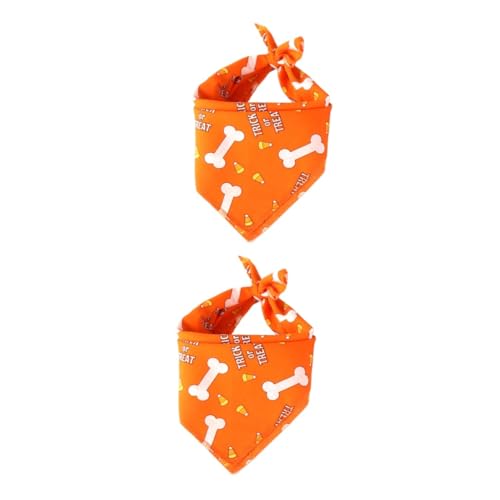 Beavorty 2 Stücke Halloween Hund Lätzchen Dreieck Schal Für Hunde Haustier Halskette Decor Orange Farbe Hund Kleid up Bequem Stilvolle Beavorty 2 Stücke Halloween Hund Lätzchen Dreieck Schal Für Hunde Haustier Halskette Decor Orange Farbe Hund Kleid up Bequem Stilvolle von Beavorty