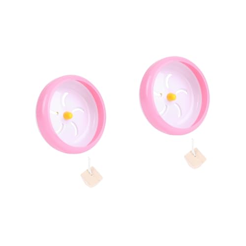 Beavorty 2 Stücke 18cm Übung Rad Für Hamster Haustier Rad Lauf Rad Sport Spielzeug Mit Stille von Beavorty