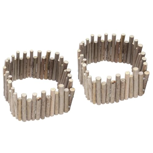 Beavorty 2 Stücke Hamster Spielzeug Holz Zaun Spielzeug Für Haustier Käfig Haustier Käfig Landschaftsbau Zaun Beavorty 2 Stücke Hamster Spielzeug Holz Zaun Spielzeug Für Haustier Käfig Haustier Käfig Landschaftsbau Zaun von Beavorty