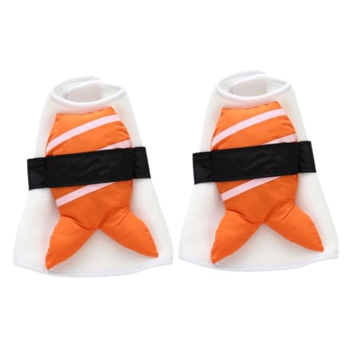 Beavorty 2 Stücke Hund Halloween Kostüme Sushi Haustier Hund Cosplay Welpen Party Outfit Komfortable Material Beavorty 2 Stücke Hund Halloween Kostüme Sushi Haustier Hund Cosplay Welpen Party Outfit Komfortable Material von Beavorty