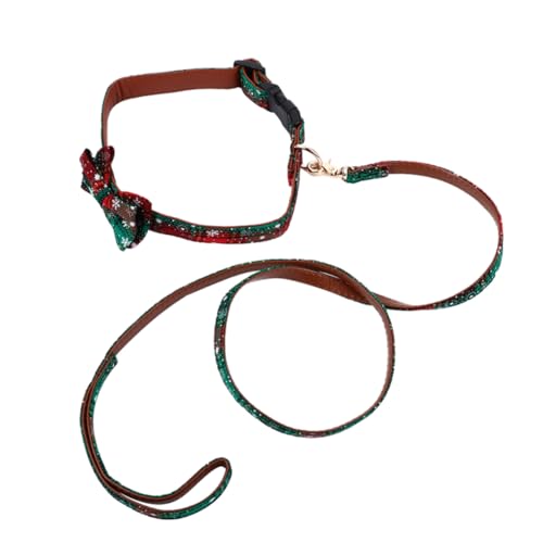 Beavorty 2stücke Teiliges Weihnachts-hundehalsband Und Leine Mit Verstellbarem Design Stilvolle Schneeflocken-Muster Geeignet Für Kleine Und Mittelgroße Hunde Bequem Und Langlebig Beavorty 2stücke Teiliges Weihnachts-hundehalsband Und Leine Mit Verstellbarem Design Stilvolle Schneeflocken-Muster Geeignet Für Kleine Und Mittelgroße Hunde Bequem Und Langlebig von Beavorty