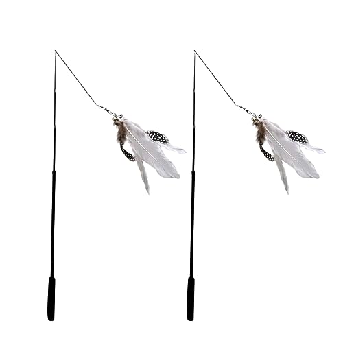 Beavorty 2stücke Interaktive Katzenangel Spielzeug Mit Teleskopierbarem Design Lange Federangeln Für Katzen Perfektes Spielzeug Bewegung Und Bindung Beavorty 2stücke Interaktive Katzenangel Spielzeug Mit Teleskopierbarem Design Lange Federangeln Für Katzen Perfektes Spielzeug Bewegung Und Bindung von Beavorty