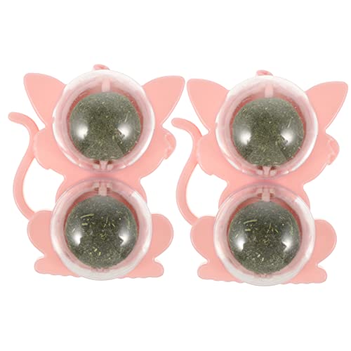 Beavorty 2st Katzenspielzeug Rotierende Kugel Minzblättern Katzenminze-wandbälle Katzenminzekugeln Für Die Katzenwand Mini Rosa Plastik An Der Wand Montiert Haustier Katze Beavorty 2st Katzenspielzeug Rotierende Kugel Minzblättern Katzenminze-wandbälle Katzenminzekugeln Für Die Katzenwand Mini Rosa Plastik An Der Wand Montiert Haustier Katze von Beavorty
