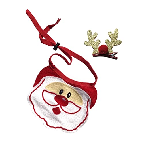 Beavorty Verstellbares Weihnachtshalsband Für Hunde 2 Stück Dreieckiger Schal Lätzchen Mit Cartoon-Muster Haustier-Halskette Dekoration Für Weihnachtsfeiern Beavorty Verstellbares Weihnachtshalsband Für Hunde 2 Stück Dreieckiger Schal Lätzchen Mit Cartoon-Muster Haustier-Halskette Dekoration Für Weihnachtsfeiern von Beavorty
