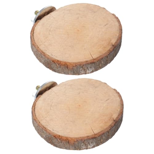 Beavorty 2 Stücke Papagei Vogelkäfig Zubehör Runde Holz Sprungbrett Barsch Stehen Spielzeug Zweige Plattform Für Hamster Beavorty 2 Stücke Papagei Vogelkäfig Zubehör Runde Holz Sprungbrett Barsch Stehen Spielzeug Zweige Plattform Für Hamster von Beavorty