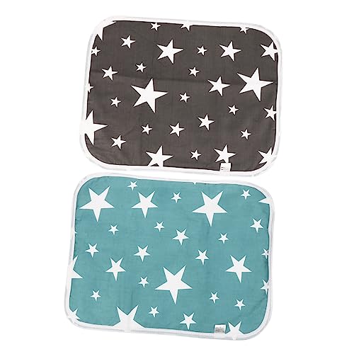 Beavorty 2stücke Waschbare Haustierunterlagen Für Käfige Wiederverwendbare Trainingsmatten Für Hamster Kaninchen Und Kleintiere Bequeme Pet Pads Mit Kreativem Design von Beavorty