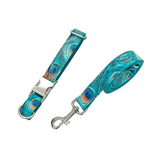 Beavorty Verstellbares Hundeleinen-Set Bequemes Haustierhalsband Aus Nylon Attraktives Design für Welpen und Hunde Beavorty Verstellbares Hundeleinen-Set Bequemes Haustierhalsband Aus Nylon Attraktives Design für Welpen und Hunde von Beavorty