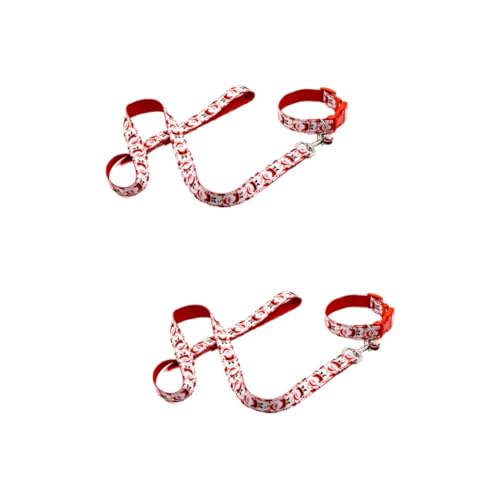 Beavorty 2St - und Hundeleine Gürtel weihnachtliche Hundeleine der Hund keilriemen langes Polyester-Hundeseil Hundetraining führen Haustier die Klingel Leinen Beavorty 2St - und Hundeleine Gürtel weihnachtliche Hundeleine der Hund keilriemen langes Polyester-Hundeseil Hundetraining führen Haustier die Klingel Leinen von Beavorty