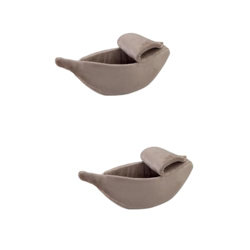 Beavorty Haustierbett Bananenform Warmes Nest Für Hunde Und Katzen Bequeme Schlafunterlage Multifunktional Khaki S 2 Stück Beavorty Haustierbett Bananenform Warmes Nest Für Hunde Und Katzen Bequeme Schlafunterlage Multifunktional Khaki S 2 Stück von Beavorty