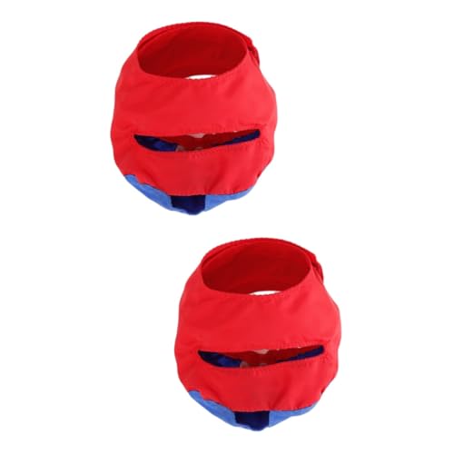 Beavorty 2stücke Pet Cat Bathing Hood Sicherheits-maulkorb Für Katzen Druckentlastung Für Pflege Bad Und Rot Beavorty 2stücke Pet Cat Bathing Hood Sicherheits-maulkorb Für Katzen Druckentlastung Für Pflege Bad Und Rot von Beavorty