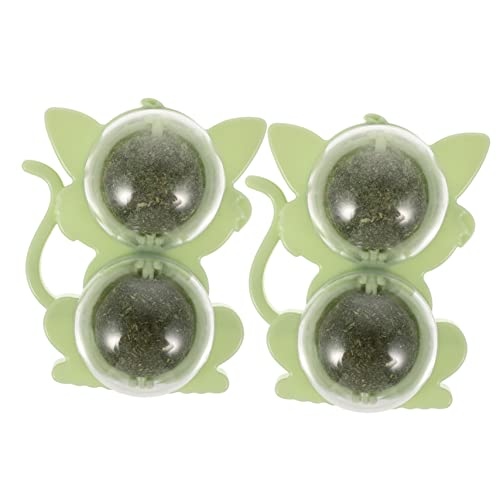 Beavorty 2st Katzenspielzeug Katzenminze Leckt Bälle Selbstklebende Katzenminze-Kugeln Natürliches Spielzeug Mit Katzenminze Drinnen Pflanzen Rotieren Beißring Plastik Haarball Beavorty 2st Katzenspielzeug Katzenminze Leckt Bälle Selbstklebende Katzenminze-Kugeln Natürliches Spielzeug Mit Katzenminze Drinnen Pflanzen Rotieren Beißring Plastik Haarball von Beavorty