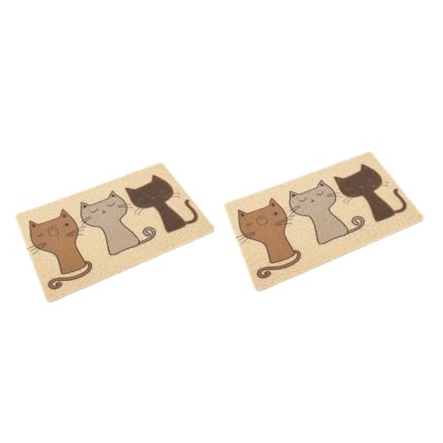 Beavorty 2 Stücke Komfortable Katzenstreu Fütterung Pad Pet Liefert Für Haustier Pfoten Beavorty 2 Stücke Komfortable Katzenstreu Fütterung Pad Pet Liefert Für Haustier Pfoten von Beavorty