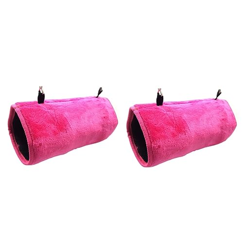 Beavorty 2 Stück Haustierkäfig-hängematte Für Hamster Eichhörnchen Chinchilla Meerschweinchen 8 X 16 cm Tierzubehör Hängehöhle Stabiles Seil Für Den Mobilen Einsatz von Beavorty