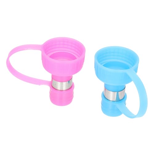 Beavorty 2pcs Hund Wasser Flasche Tragbare Hängen Haustier Trinken Flasche Outdoor Dispenser Wasserkocher Deckel Für Reise von Beavorty