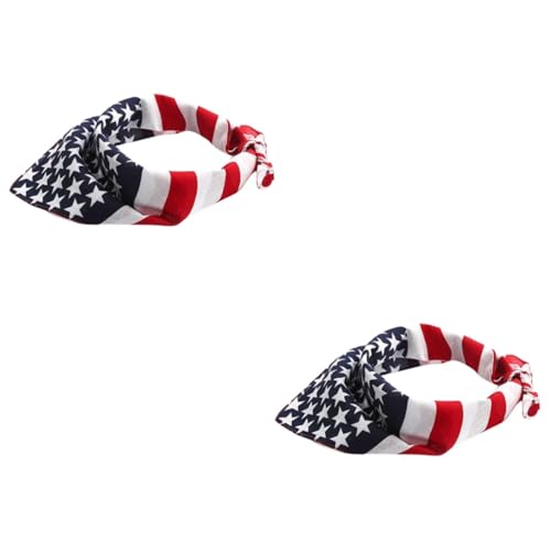 Beavorty 2 Stück Hundehalstücher Mit Usa-Flagge Amerikanische Flagge Halsband Stilvolle Haustier-Halskette Weich Und Sicher Für Welpen-anziehsachen Beavorty 2 Stück Hundehalstücher Mit Usa-Flagge Amerikanische Flagge Halsband Stilvolle Haustier-Halskette Weich Und Sicher Für Welpen-anziehsachen von Beavorty