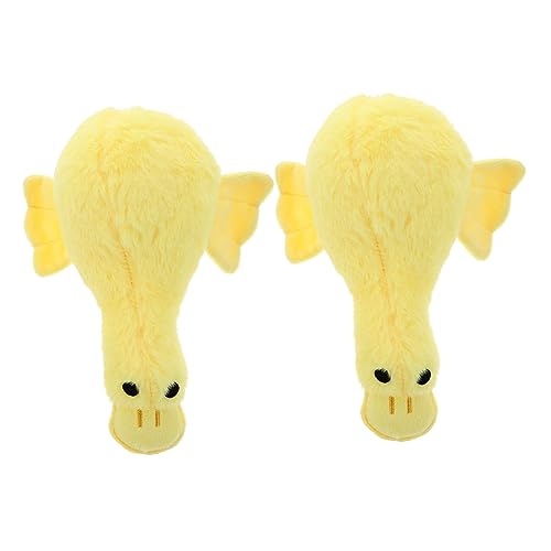 Beavorty Kauspielzeug Für Hunde – 2er-Pack – Quietschspielzeug Aus Plüsch Für Welpen – Interaktives Apportierspielzeug Für Hunde – Beißspielzeug Für Welpen von Beavorty