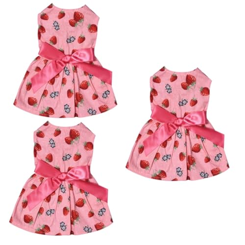 Beavorty 3 Stück Luxuriöse Haustierkleidung Mit Schleifendesign Hundekleid Cool Und Attraktiv Für Ihr Haustier Beavorty 3 Stück Luxuriöse Haustierkleidung Mit Schleifendesign Hundekleid Cool Und Attraktiv Für Ihr Haustier von Beavorty