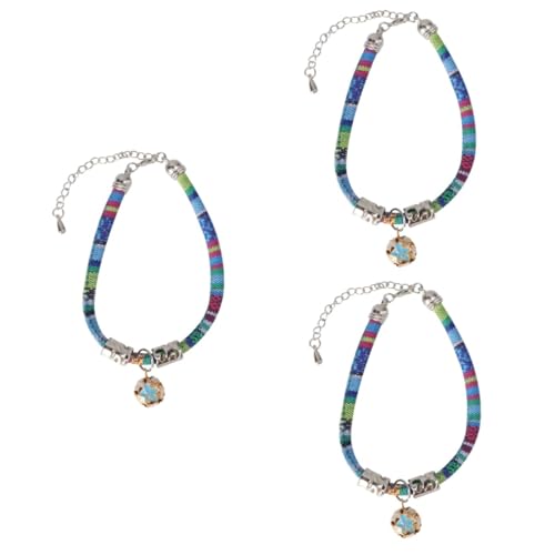 Beavorty 3 Stück Modisches Breakaway-kätzchenhalsband Weich Flexibel Haustierhalsband Katzenhalsband Verstellbare Größe Beavorty 3 Stück Modisches Breakaway-kätzchenhalsband Weich Flexibel Haustierhalsband Katzenhalsband Verstellbare Größe von Beavorty