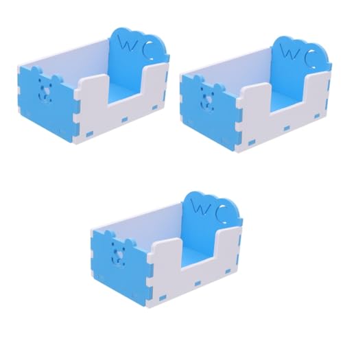 Beavorty 3 Stück Toilette Für Kleintiere Hamster Meerschweinchen Einfache Montage Stilvolles Wohnaccessoire Beavorty 3 Stück Toilette Für Kleintiere Hamster Meerschweinchen Einfache Montage Stilvolles Wohnaccessoire von Beavorty