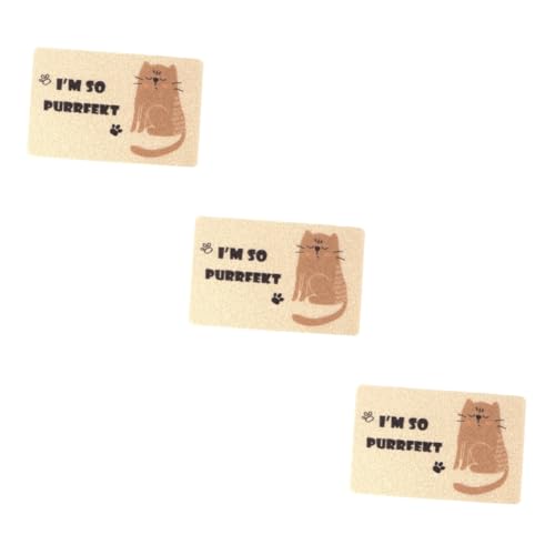 Beavorty 3 Stücke Katze Matte Lebensmittel Fütterung Pad Scratch-beständig Katzenstreu Pad Haustier Kissen Für Home Beavorty 3 Stücke Katze Matte Lebensmittel Fütterung Pad Scratch-beständig Katzenstreu Pad Haustier Kissen Für Home von Beavorty