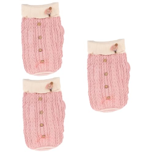 Beavorty 3 Stück Warmer Haustierpullover Hundepullover Modisches Design Für Dekoratives Kleidungsstück Beavorty 3 Stück Warmer Haustierpullover Hundepullover Modisches Design Für Dekoratives Kleidungsstück von Beavorty
