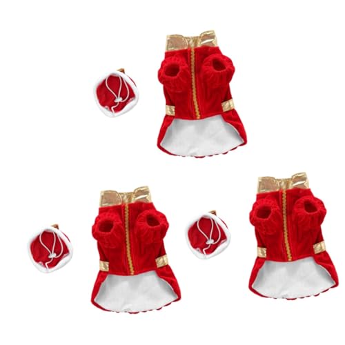 Beavorty 3-teiliges Halloween-Party-haustierkostüm Für Katzen Und Hunde Kreative Haustierbekleidung Lustiges Haustier-Party-Outfit von Beavorty