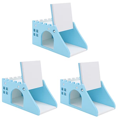 Beavorty 3 Stück Elegantes Hamster-Spielzeug Aus Holz Mit Rutsche Und Versteck Für Tiere von Beavorty