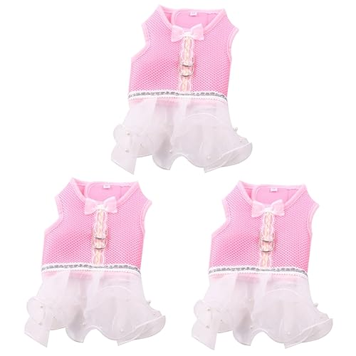 Beavorty 3 STK Mantelkleid ädchenkleid Tutu-Kleid Für Hunde Hundegeschirr Kleid Geschirrweste Für Hündin Spitzenkleid ädchen Hundeweste Welpe Tutu-Rock Hemdkleider Haustier Hundekleidung Beavorty 3 STK Mantelkleid ädchenkleid Tutu-Kleid Für Hunde Hundegeschirr Kleid Geschirrweste Für Hündin Spitzenkleid ädchen Hundeweste Welpe Tutu-Rock Hemdkleider Haustier Hundekleidung von Beavorty
