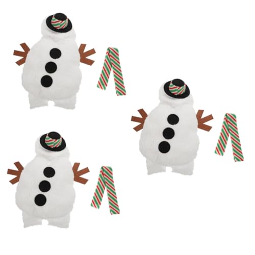 Beavorty 3 Stück Charmantes Weihnachtsoutfit Für Hunde Und Katzen Warme Weihnachtsweste Für Haustiere Modische Kleidung Für Haustiere von Beavorty