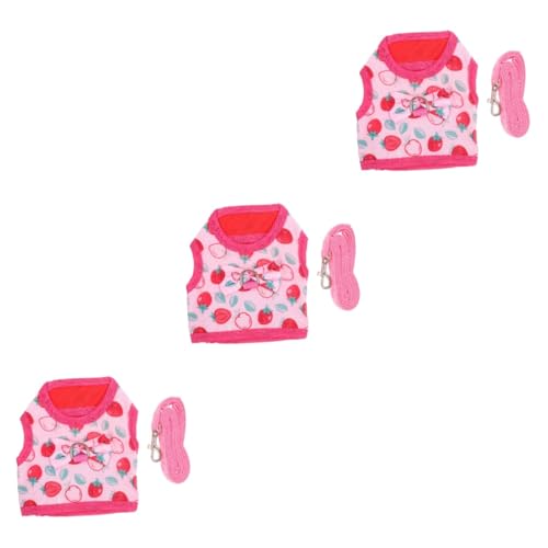 Beavorty 3 Sets Verstellbare Kuschelleine Für Meerschweinchen Bequeme Leine Für Haustiere Beavorty 3 Sets Verstellbare Kuschelleine Für Meerschweinchen Bequeme Leine Für Haustiere von Beavorty